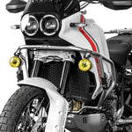 LOBOO | LOBOO Crash Bar for Ducati Desert X (2023+) | 304 Stainless Steel Engine Guard & Aux Light Mount