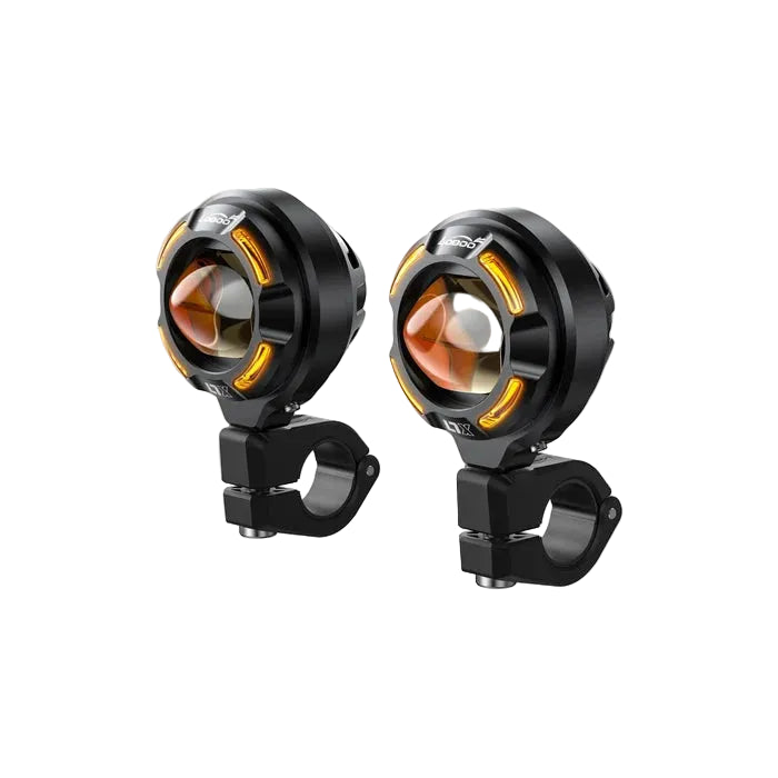LOBOO | LOBOO L7X High & Low Beam Motorcycle Auxiliary Light Kit (12,000 Lumens)