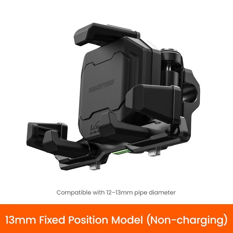 LOBOO | PH06 Phone Holder 13mm Fixed Position Model No Charging Anti-Vibration Phone Mount - Magnetic Damping