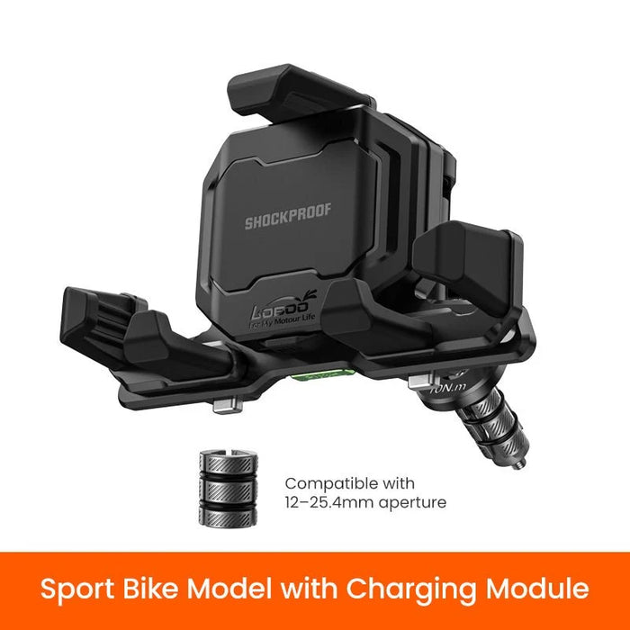 LOBOO | LOBOO PH06  Phone Holder  Sport Bike Model With Charging Module