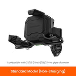 LOBOO | LOBOO PH06  Phone Holder  Standard Model No Charging Anti-Vibration Phone Mount - Magnetic Damping + 15W Wireless Charging - Aluminum Motorcycle Holder (Fits 4.7"-7.2" Phones)