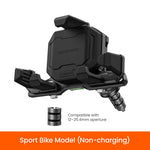 LOBOO | LOBOO PH06  Phone Holder Sport Bike Model With Wireless Charging Anti-Vibration Phone Mount - Magnetic Damping