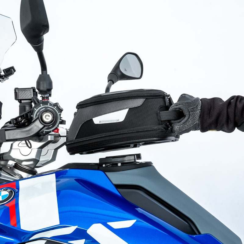 LOBOO | LOBOO Quick-Lock Tank Bag (Expandable) | 2520D Ballistic Nylon Adventure Luggage for BMW, KTM & Ducati