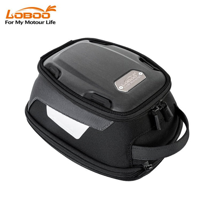 LOBOO Quick-Lock Tank Bag (Expandable) | 2520D Ballistic Nylon Adventure Luggage for BMW, KTM & Ducati