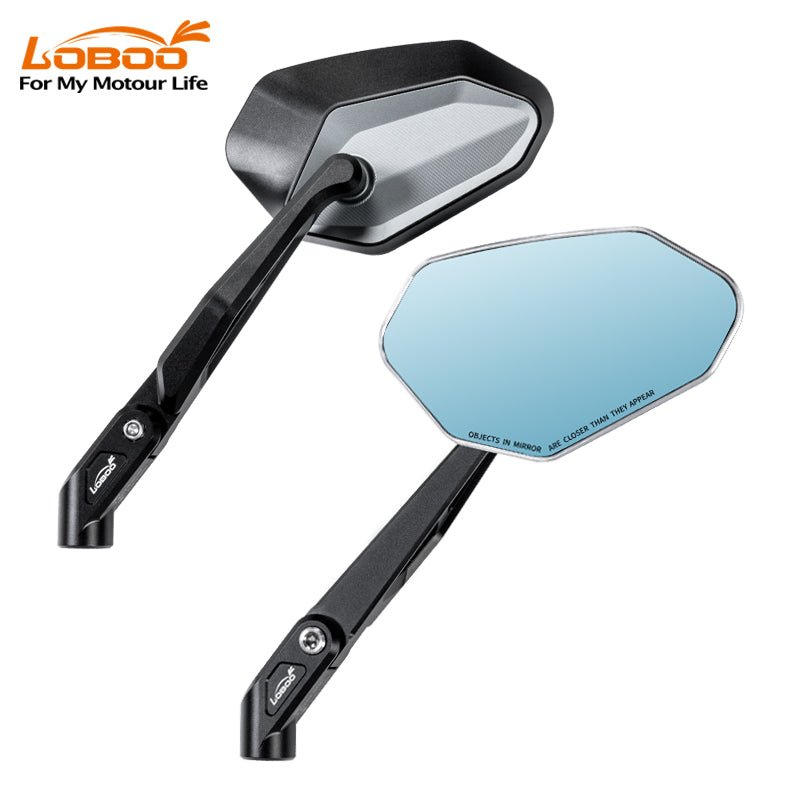RM02-1300 | LOBOO | LOBOO RM02-1300 Motorcycle Foldable Rearview Mirror for BMW R1300 GS /GSA – Pair