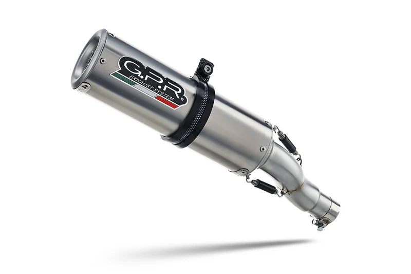 KT.208.M3.INOX | G.P.R EXHAUST | KTM DUKE 390 2021-2023, M3 INOX , HOMOLOGATED LEGAL SLIP-ON EXHAUST INCLUDING REMOVABLE DB KILLER AND LINK PIPE