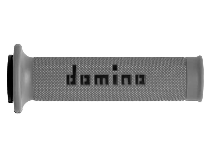 DOMINO | DOMINO RACING GRIP GREY/BLACK ROAD-RACING GRIPS