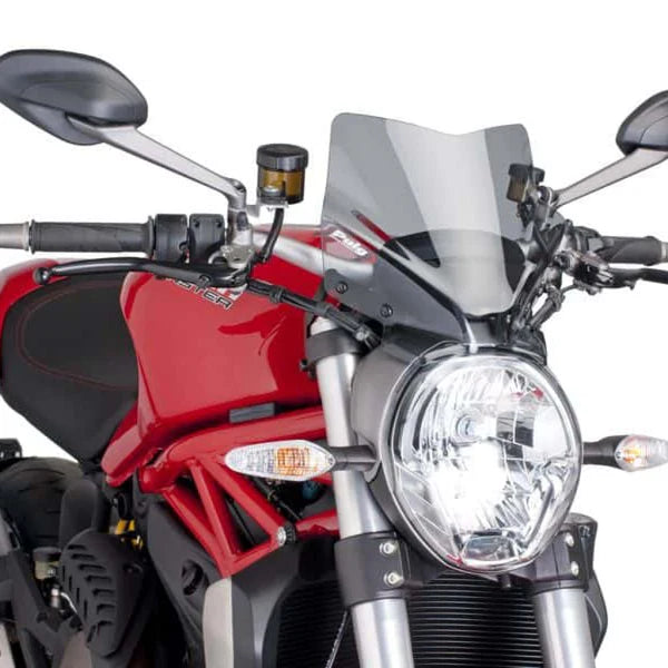 Naked New Generation Sport Windshield for Ducati Monster 821/797/1200 (2015-20) - Puig