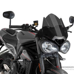 Naked New Generation Sport Windshield - Triumph Street Triple 765 R/RS / Speed Triple 1050 - Puig