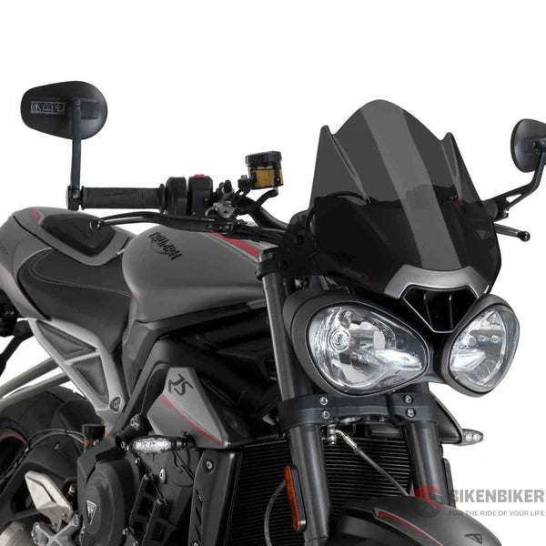 Naked New Generation Sport Windshield - Triumph Street Triple 765 R/RS / Speed Triple 1050 - Puig