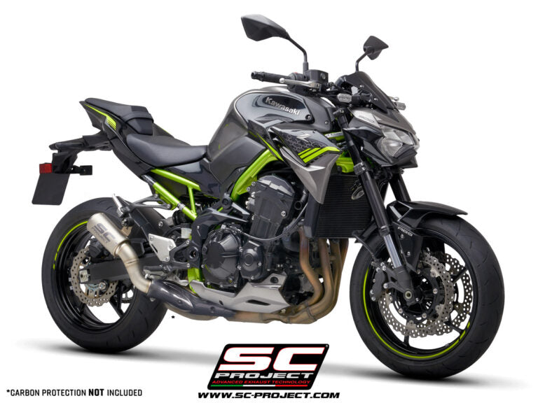 SC Project Exhaust CR-T Titanium (17-19) with stoneguard grid for Z900