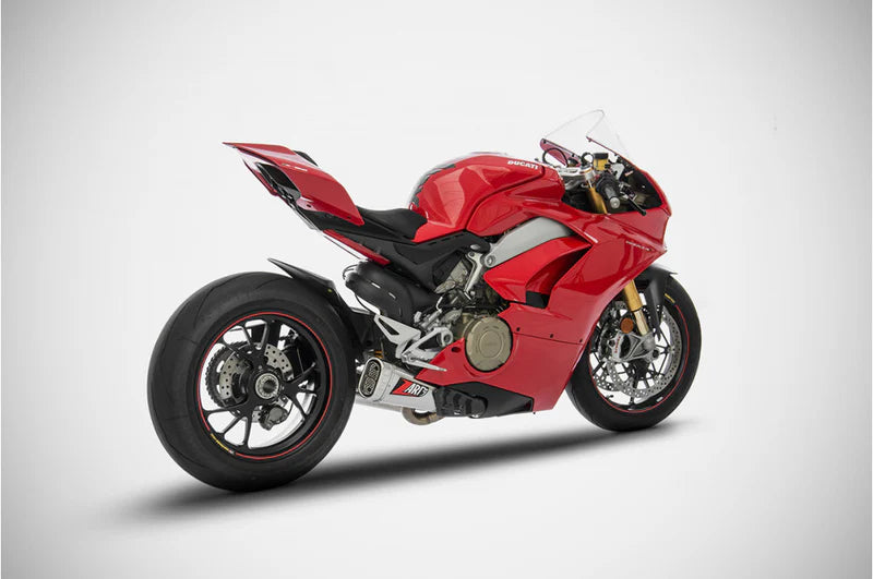 ZARD EXHAUST | DUCATI PANIGALE V4/V4S COMPENSED SLIP-ON 2018-2019 | ZDU004S10TSR
