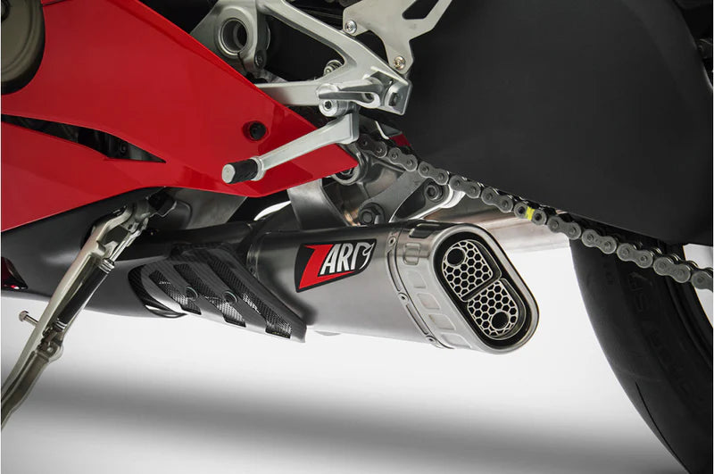 ZARD EXHAUST | DUCATI PANIGALE V4/V4S COMPENSED SLIP-ON 2018-2019 | ZDU004S10TSR