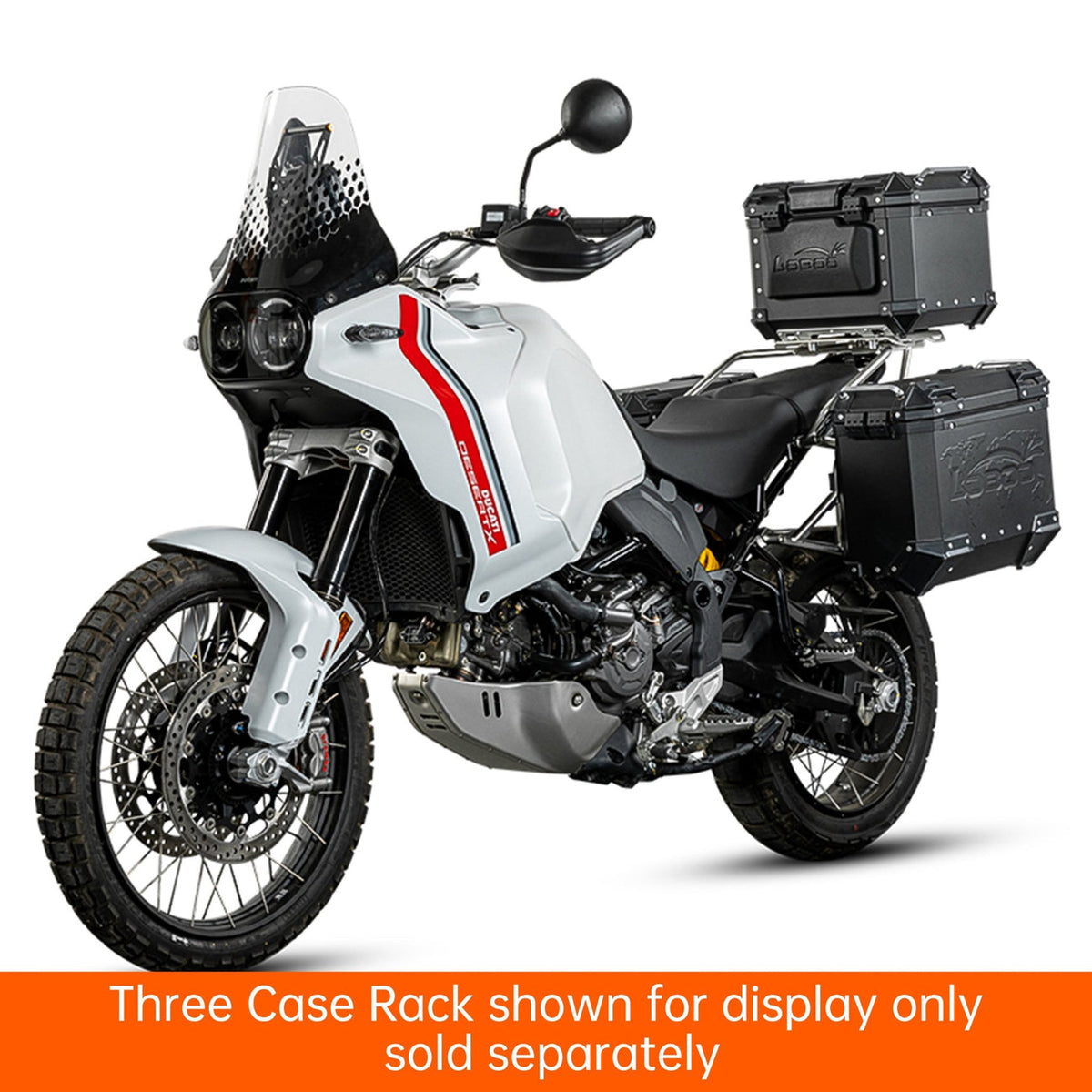 11.6.01581.002.01 | Loboo | Ducati Desert X Side Case Rack | LOBOO JP581B PIKE TRACKER Series