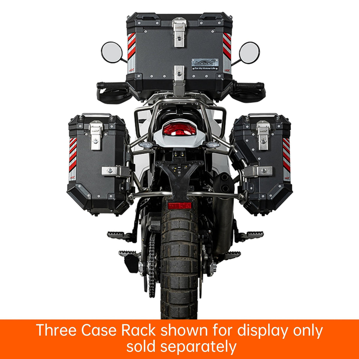 11.6.01581.001.01 | Loboo | Ducati Desert X Top Case Rack | LOBOO JP581W | Pike Tracker, Tibet & Conqueror Series