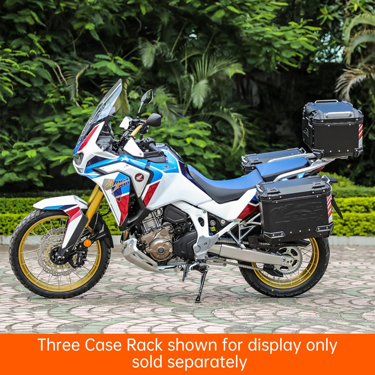 11.6.01322.002.01 | Loboo | Honda CRF1100L Adventure Side Case Rack | LOBOO JP322B | Fits P35L-BK P30R-BK P35L-SL P30R-SL & Wanderer BCB3040TBK