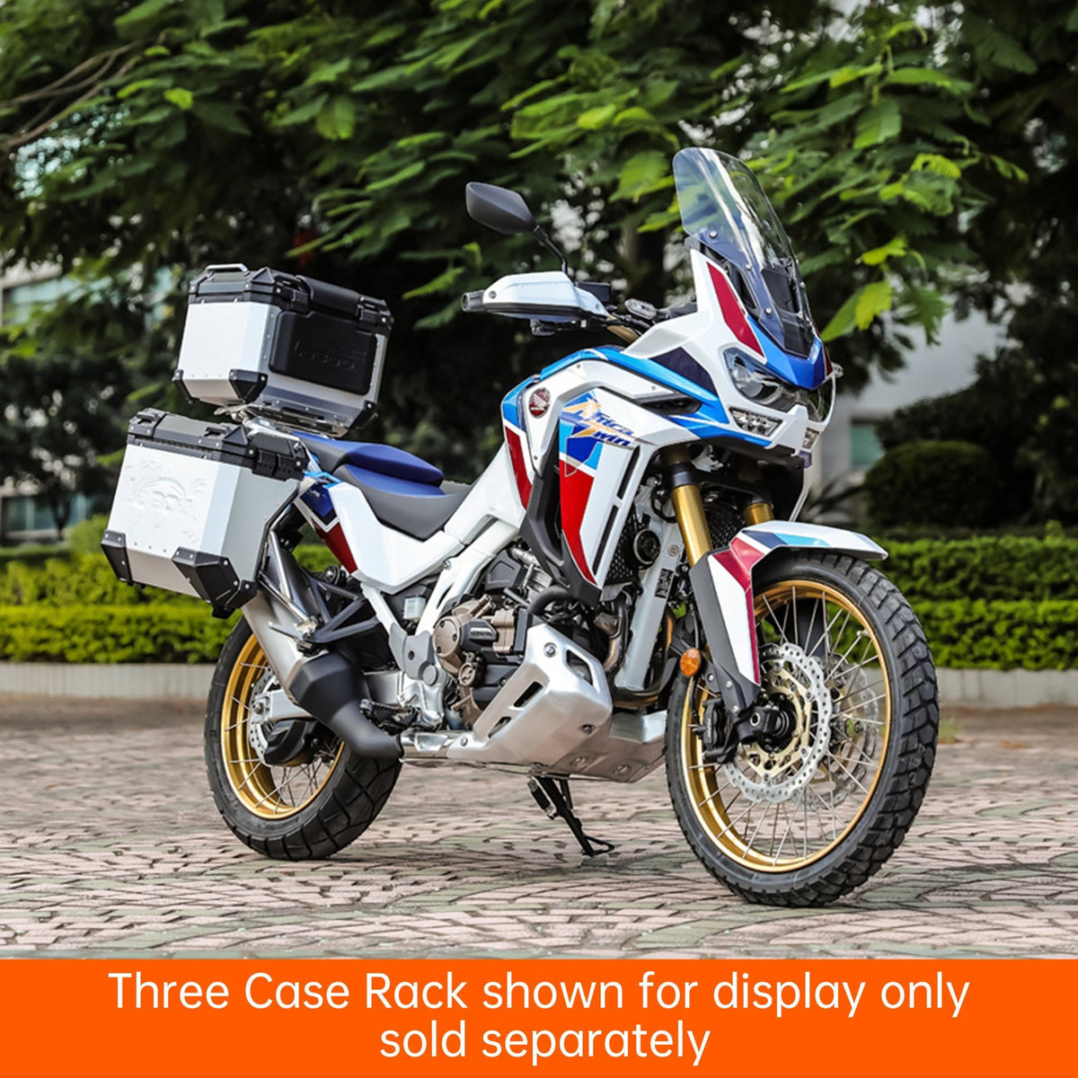 11.6.01322.002.01 | Loboo | Honda CRF1100L Adventure Side Case Rack | LOBOO JP322B | Fits P35L-BK P30R-BK P35L-SL P30R-SL & Wanderer BCB3040TBK