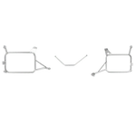 11.6.01322.002.01 | Loboo | Honda CRF1100L Adventure Side Case Rack | LOBOO JP322B | Fits P35L-BK P30R-BK P35L-SL P30R-SL & Wanderer BCB3040TBK