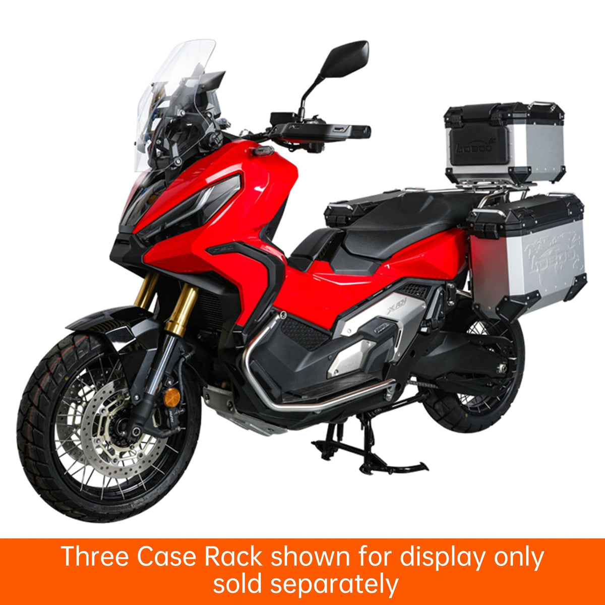 11.6.01332.001.01 | Loboo | Honda X-ADV 750 Side Case Rack | LOBOO JP332B | Fits P35L-BK P30R-BK P35L-SL P30R-SL & Wanderer BCB3040TBK