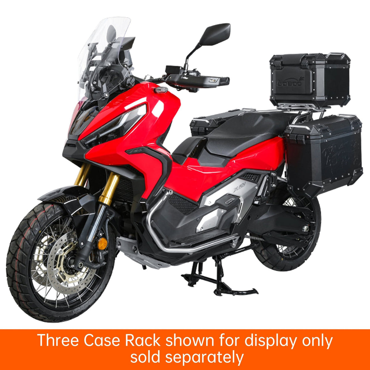 11.6.01332.001.01 | Loboo | Honda X-ADV 750 Side Case Rack | LOBOO JP332B | Fits P35L-BK P30R-BK P35L-SL P30R-SL & Wanderer BCB3040TBK