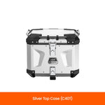 LOBOO | LOBOO CONQUEROR Aluminum Case System | C35L+C30R Side / C40T Top | Fits Aprilia, BMW, CFMOTO, DUCATI, Honda, KTM & More