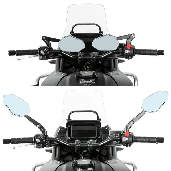 Loboo RM03 Motorcycle Foldable Rearview Mirror – Pair