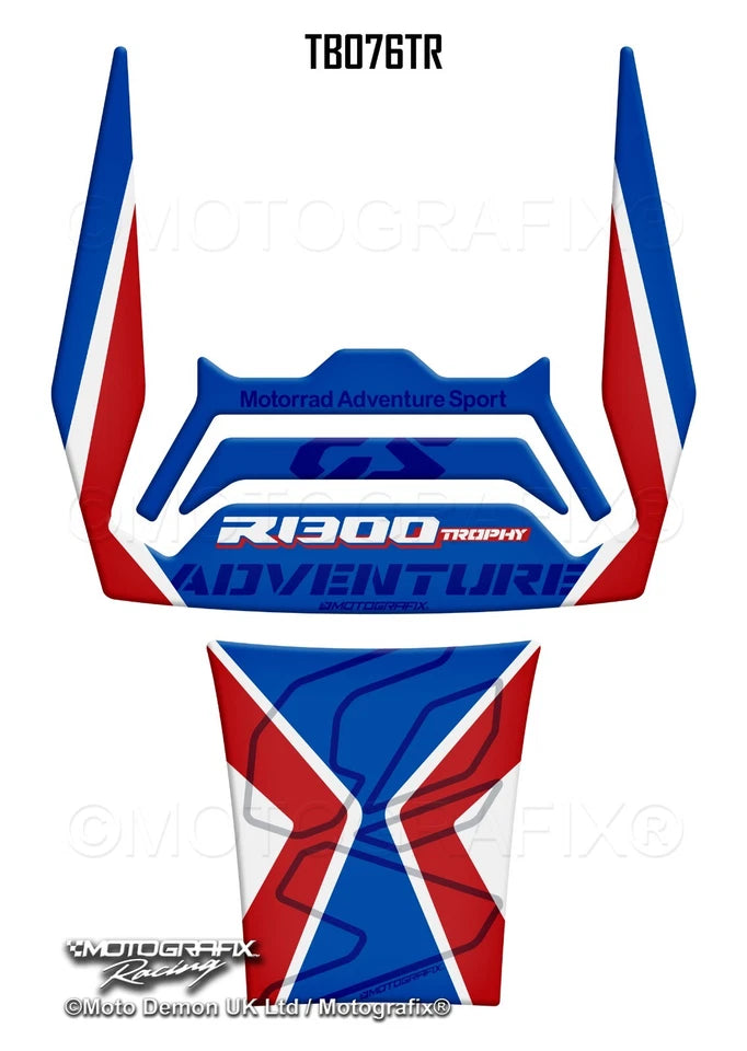 BMW R1300GS Adventure Trophy 2024 - 2025 Motorcycle Tank Pad Protector TB076TR