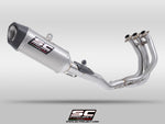 Sc Project SC1-S Titanium exhaust 3-1 Stainless Steel full System for Street Triple 765 R-RS-R A2 (2024-2025)