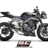 SC Project S1 Titanium Exhaust for Triumph Street Triple 765 – RS (2017-19)