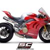 Sc Project Exhaust CR-t M2 Carbon (2019-20) full system for DUCATI Panigale V4-V4S