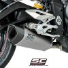 SC Project SC1-R Titanium Exhaust for Triumph Street Triple 765 (2017-19)