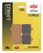 SBS Brake Pad | SBS  870HS- SINTER FRONT BRAKE PADS