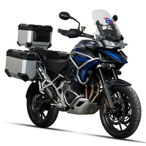 11.6.01921.002.01 | Loboo | Triumph Tiger 1200 GT PRO Side Case Rack | LOBOO JP921B | Fits P45L P45R P37L P37R C45L C45R & Wanderer BCB4040TBK