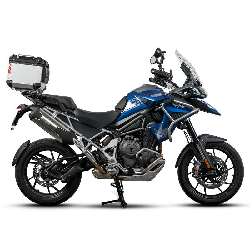 11.6.01921.002.01 | Loboo | Triumph Tiger 1200 GT PRO Side Case Rack | LOBOO JP921B | Fits P45L P45R P37L P37R C45L C45R & Wanderer BCB4040TBK