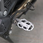 LOBOO Wide Foot Peg Enlargers for BMW R1300GS, R1250GS & F750GS | CNC Aluminum Footrest Extension