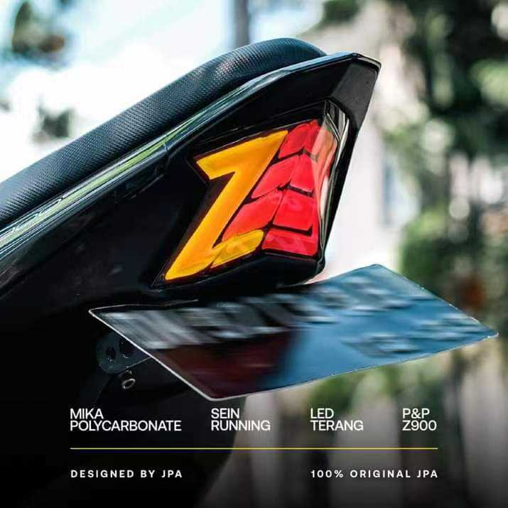 Kawasaki | Kawasaki LED Tail Light Assembly with Integrated Sequential Signals for Kawasaki Z900 / Ninja 650 / Z H2