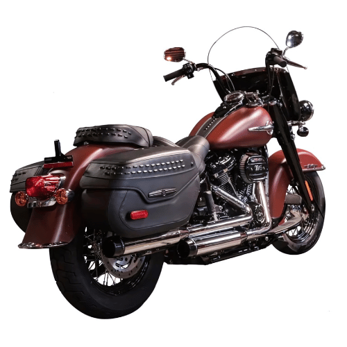 2018 MILWAUKEE EIGHT – 107 HERITAGE CLASSIC – 3.5″ SLIP-ONS CHROME WITH CHROME END CAPS