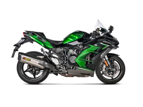 KAWASAKI NINJA H2 SX 2023 | Slip-On Line (Titanium)