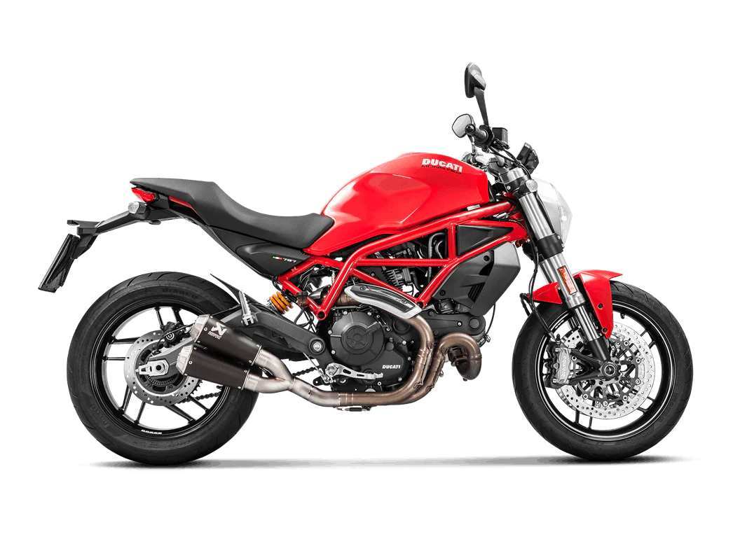 DUCATI SCRAMBLER CAFÉ RACER 2017 -2020 SLIP-ON LINE (TITANIUM)