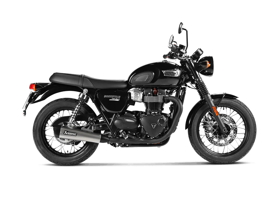 TRIUMPH BONNEVILLE T120 2016 -2020 SLIP-ON LINE (TITANIUM)