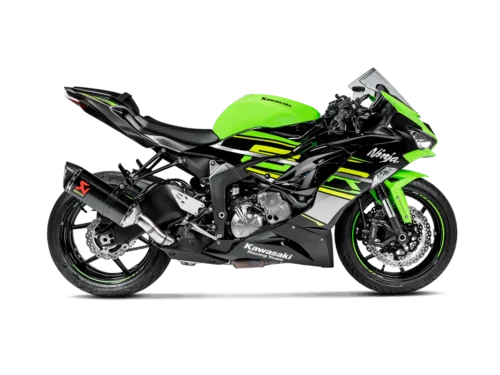 Akrapovic Carbon Fiber Exhaust (Slip-on) For Kawasaki Ninja ZX-6R (13-24)