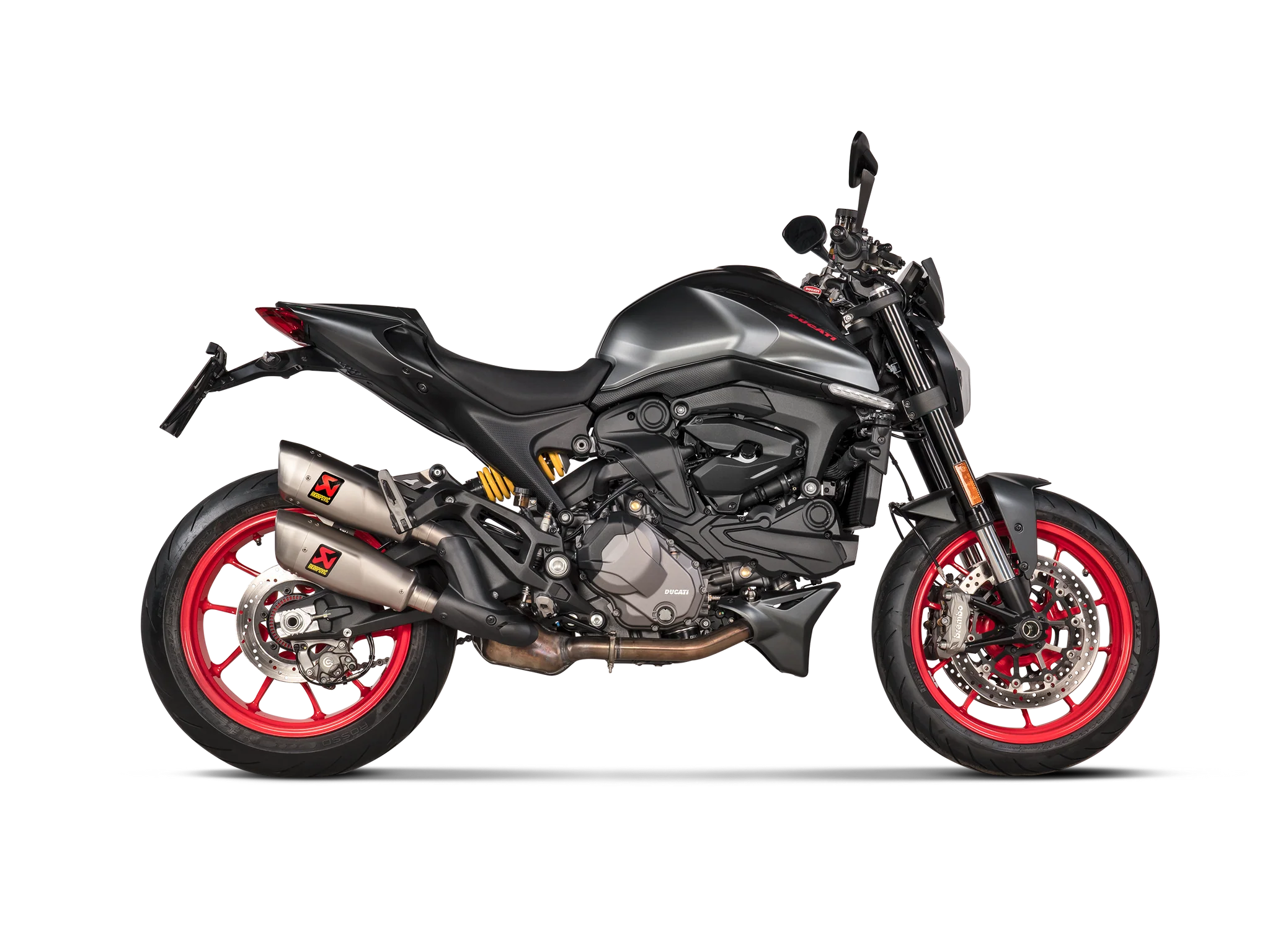 DUCATI MONSTER 2021-2023- SLIP-ON LINE (TITANIUM)