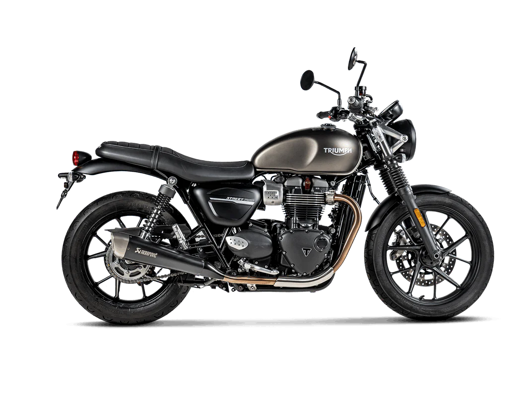 TRIUMPH STREET TWIN 2016 -2020 SLIP-ON LINE (TITANIUM)