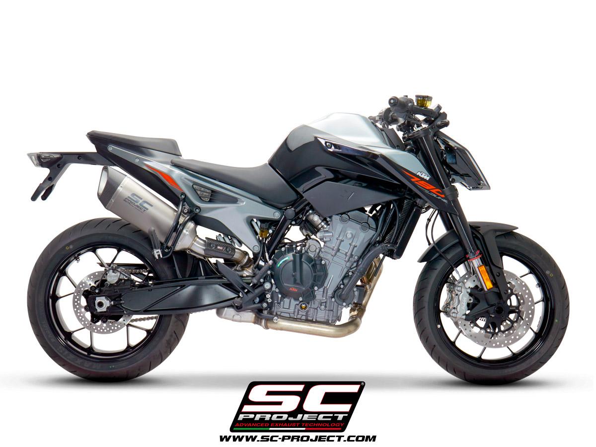 KTM 790 Duke (2018 – 2020) SC1-R Titanium Muffler, with Carbon fiber end cap (Copy)