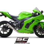 KAWASAKI NINJA ZX-10R/RR (21-24) SC CR-T Titanium De-Cat Pipe