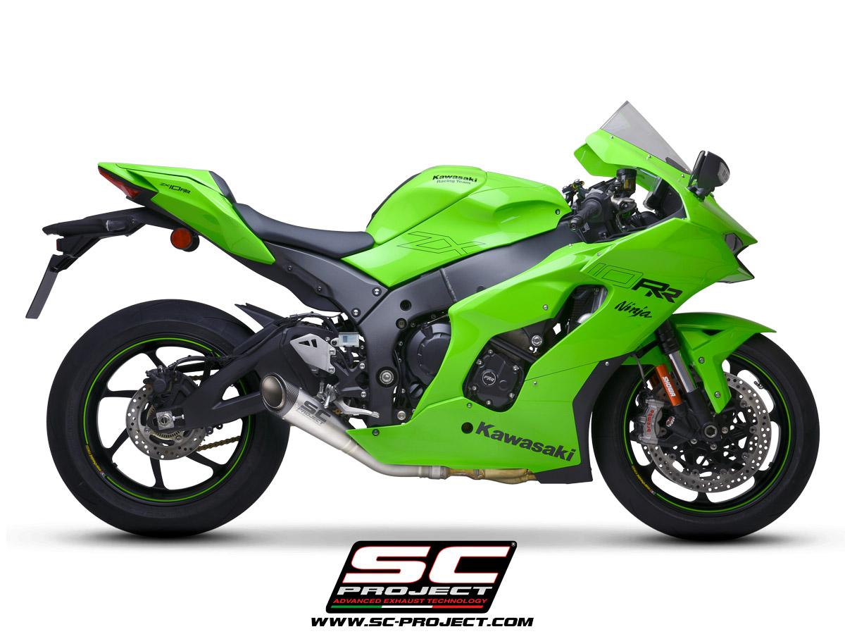 KAWASAKI NINJA ZX-10R/RR (21-24) SC S1 Titanium De-Cat Pipe