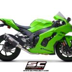 kawasaki ninja zx-10r/rr (21-24) sc sc1-r carbon de-cat pipe