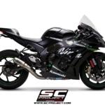 KAWASAKI NINJA ZX-10R/RR 16-20 SC CR-T titanium (De-Cat pipe)KAWASAKI NINJA ZX-10R/RR 16-20 SC CR-T titanium (De-Cat pipe)