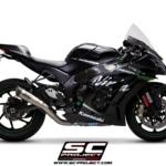 KAWASAKI NINJA ZX-10R/RR 16-20 SC S1 titanium (De-Cat pipe)