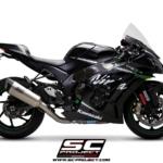 KAWASAKI NINJA ZX-10R/RR 16-20 SC1-R titanium exhaust (de-cat pipe)